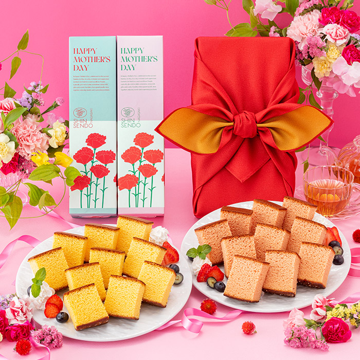母の日 ギフト 風呂敷 プレゼント カステラ 長崎心泉堂