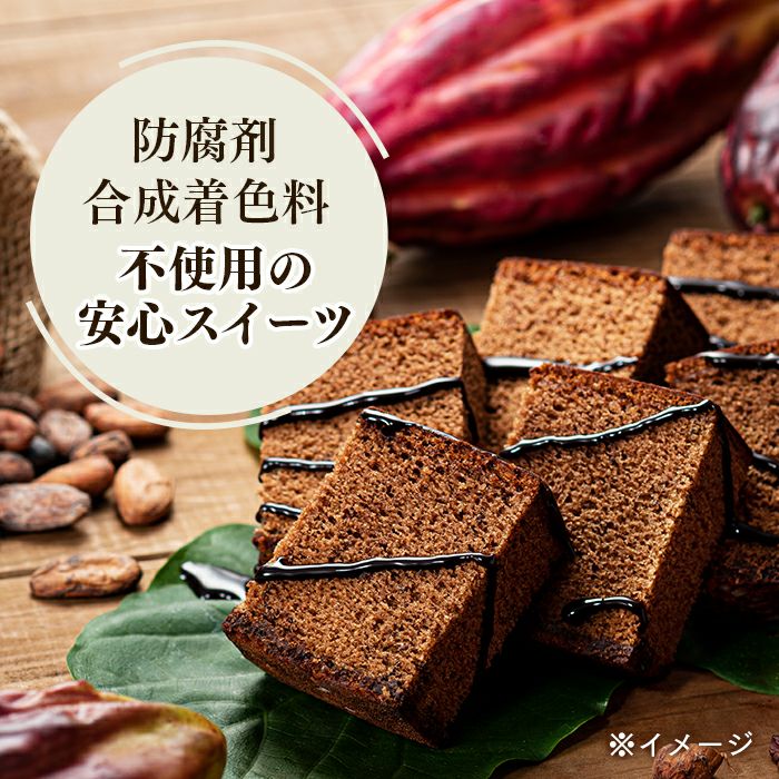 プレミアムチョコカステラ0.5号 2本セット バレンタイン VDA0