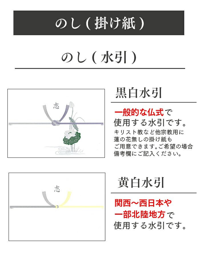 香典返し　カステラ　最中　のし　仏事